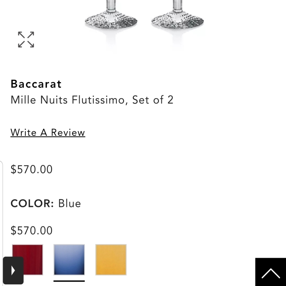 Baccarat Crystal Champagne Flutes